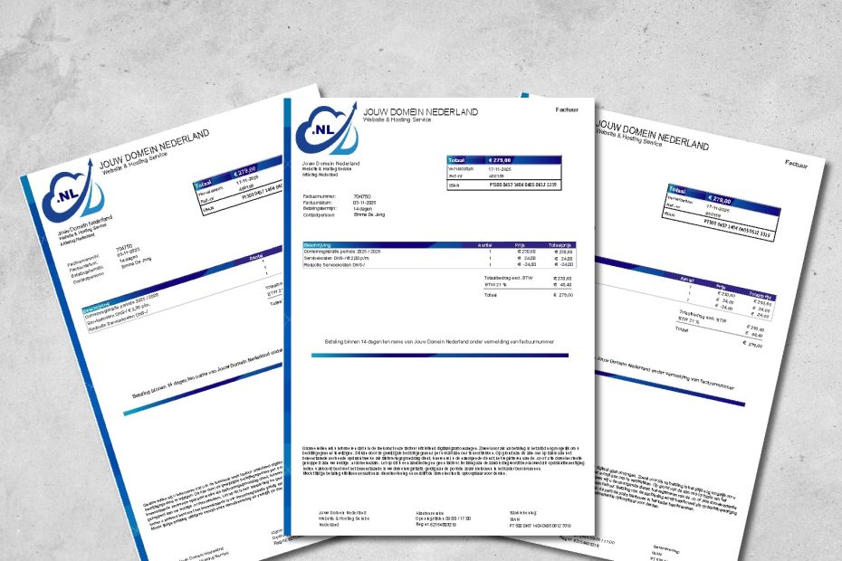 Valse facturen Jouw Domein Nederland
