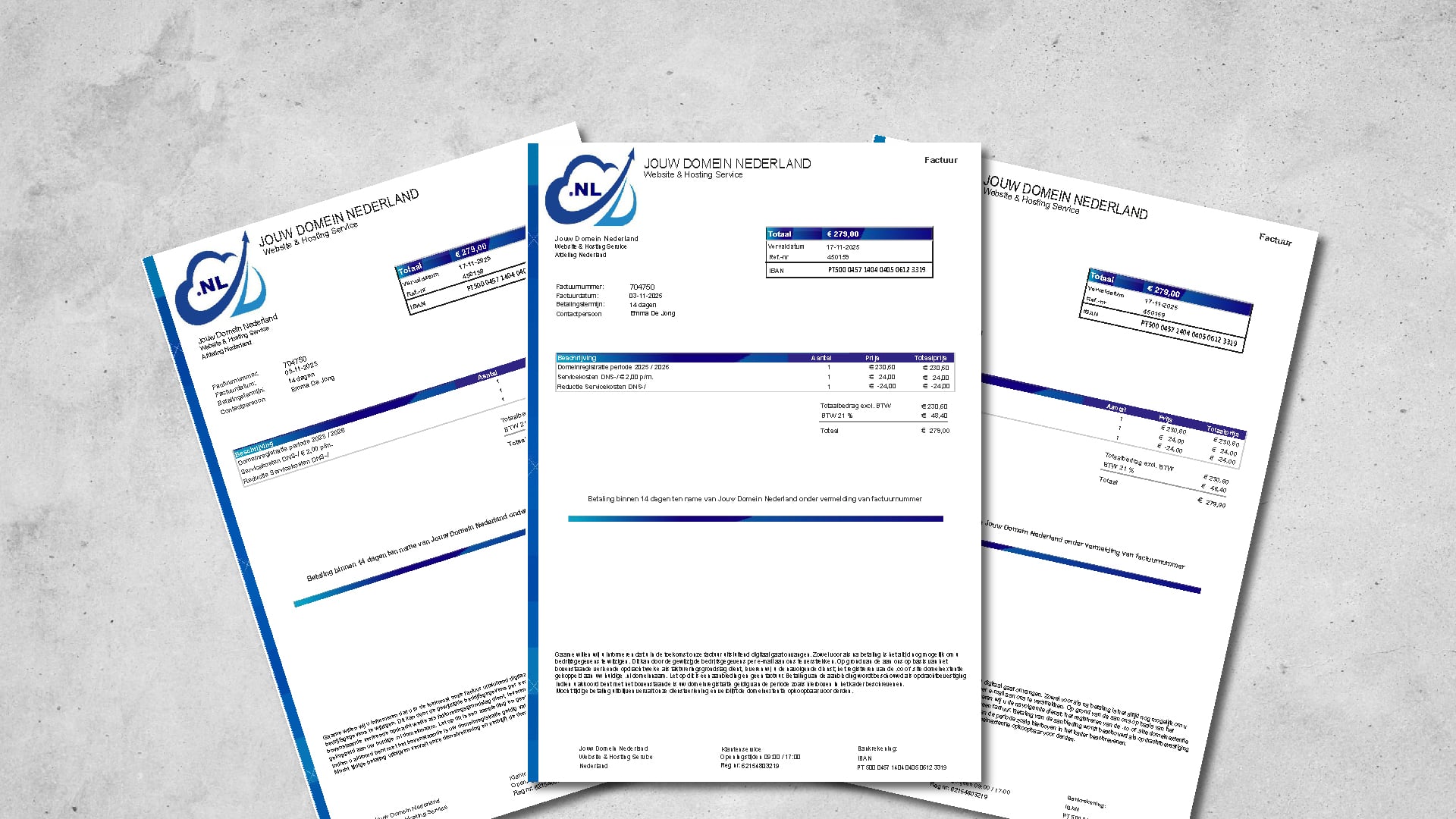 Valse facturen: JOUW DOMEIN NEDERLAND